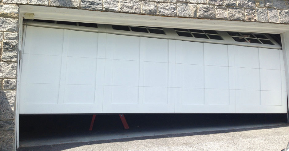 Off-track garage door in Greece NY